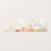 Carte De Visite Script à main Modèle Abstrait moderne (Extérieur déplié)