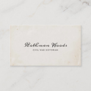 Carte De Visite Script de calligraphie manuscrite Vintage cool