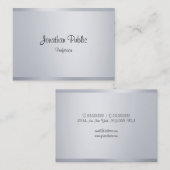 Carte De Visite Script de calligraphie moderne Modèle d'apparence  (Devant / Derrière)