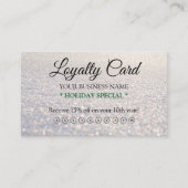Carte De Visite Script de code QR de fidélité moderne (Devant)