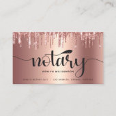 Carte De Visite Script de l'agent de prêt photo de Parties scintil (Devant)