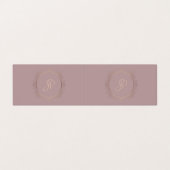 Carte De Visite Script manuscrit Modern Elite Design Modèle (Extérieur déplié)