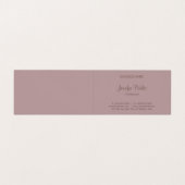 Carte De Visite Script manuscrit Modern Elite Design Modèle (Intérieur déplié)