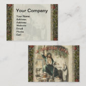 Carte De Visite Scrooge Esprit de Noël Présent (Devant / Derrière)