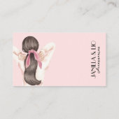 Carte de visite Scrunchie moderne (Dos)