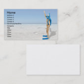 Carte De Visite ScubaInstructor, nom, adresse 1, adresse 2, Co… (Devant / Derrière)