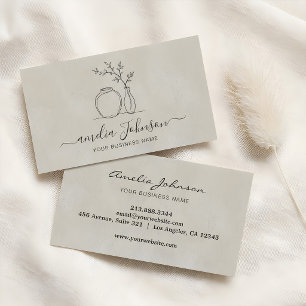 Carte De Visite Sculpteur fait main et artiste céramiste en poteri