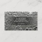 carte de visite sculptural de texture (Dos)