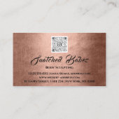 Carte De Visite Sculpture corporelle Beauté Logo Massage QE CODE B (Dos)