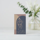 Carte De Visite Sculpture corporelle Contouring Spray Tan Salon Be (Debout devant)