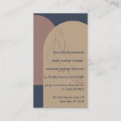 Carte De Visite Sculpture corporelle Contouring Spray Tan Salon pi (Dos)