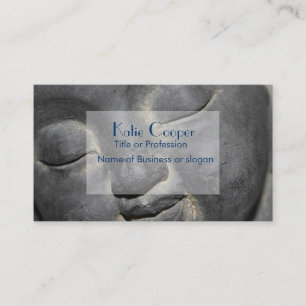 Carte De Visite Sculpture en pierre douce Bouddha