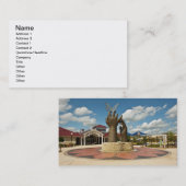 Carte De Visite Sculpture Taking Flight (Devant / Derrière)