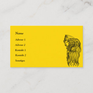 Carte De Visite Scythe man - La Mort, Faucheuse Grim