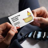 Carte De Visite Se connecter avec moi QR Code Simple Hot Dog