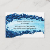 Carte De Visite Se maquiller | Tige | Outils pour cheveux | Code Q (Dos)