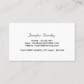 Carte De Visite Sea Blue Beach Starfish, Beauté, Salon de beauté (Dos)