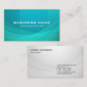 Carte De Visite Sea Blue Professional (Devant / Derrière)