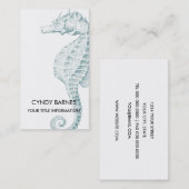 Carte de visite Sea Horse (Devant / Derrière)