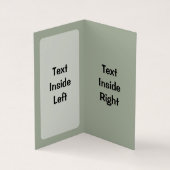 Carte De Visite Seahorse Black (Intérieur)