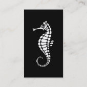 Carte De Visite Seahorse White (Dos)