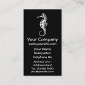 Carte De Visite Seahorse White (Devant)