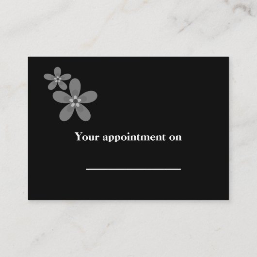 Carte de visite Seamstress (Dos)