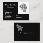 Carte de visite Seamstress (Devant / Derrière)