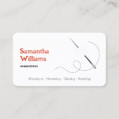 Carte De Visite Seamstress (Devant)