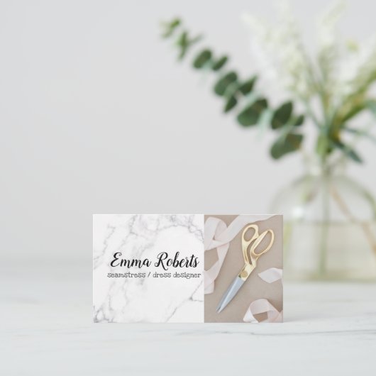 Carte de visite Seamstress (Debout devant)