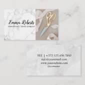 Carte de visite Seamstress (Devant / Derrière)