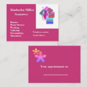 Carte de visite Seamstress (Devant / Derrière)