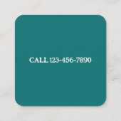 Carte de visite Seamstress (Dos)