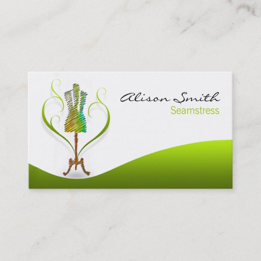 Carte De Visite Seamstress business card (Devant)