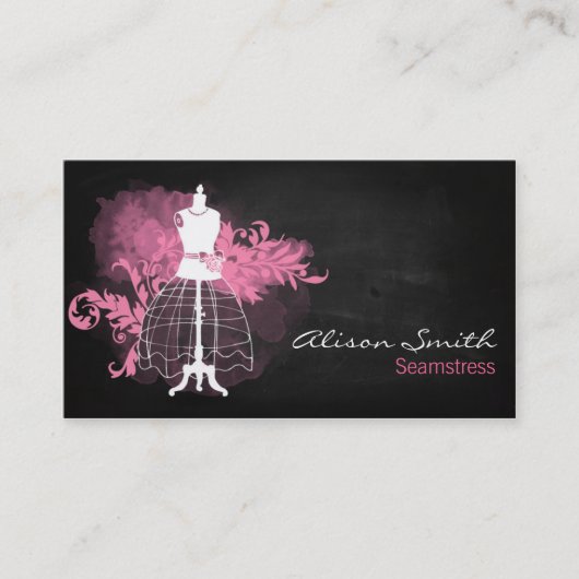 Carte De Visite Seamstress business card (Devant)