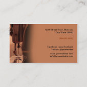 Carte De Visite Seamstress Business Card (Dos)
