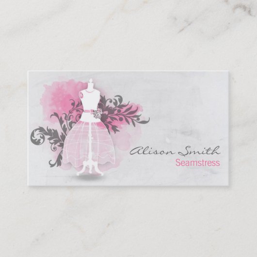 Carte De Visite Seamstress business card (Devant)