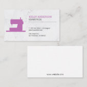 Carte De Visite Seamstress | Concepteur d'armoires (Devant / Derrière)