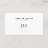 Carte De Visite Seamstress - Sur mesure - Simple (Dos)