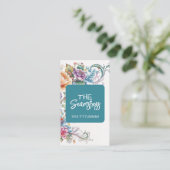 Carte De Visite Seamstress Tailoring business card  (Debout devant)