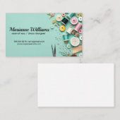 Carte De Visite Seamstress | Thread de pool de boutons (Devant / Derrière)