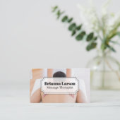 Carte De Visite Séance de massage (Debout devant)