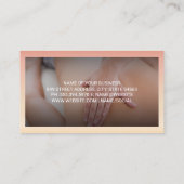Carte De Visite Séance de massage | Massage du dos (Dos)