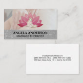 Carte De Visite Séance de massage | Spa (Devant / Derrière)