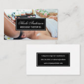 Carte De Visite Séance de massage | Spa (Devant / Derrière)