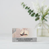Carte De Visite Séance de massage | Spa de massage du dos (Debout devant)
