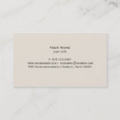 Carte de visite Seashell (Dos)