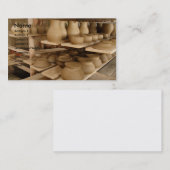 Carte De Visite Séchage de poterie (Devant / Derrière)