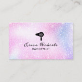 Carte De Visite Sèche-Cheveux Sèche-Cheveux Pastel Parties scintil (Devant)