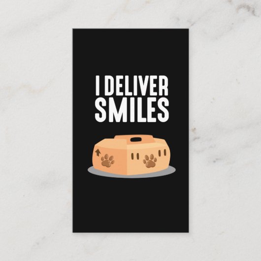 Carte De Visite Secourt d'adoption d'un refuge pour animaux Boîte (Devant)